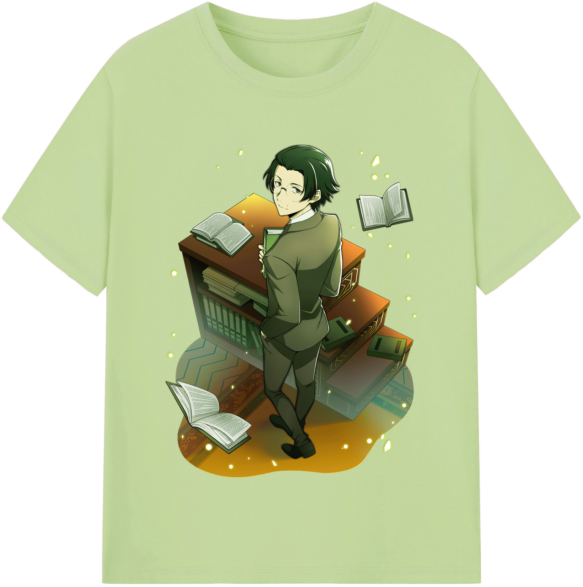 （画像用） 文豪ストレイドッグス Bungo Stray Dogs 綿100％半袖Tシャツ（フロントプリント）
